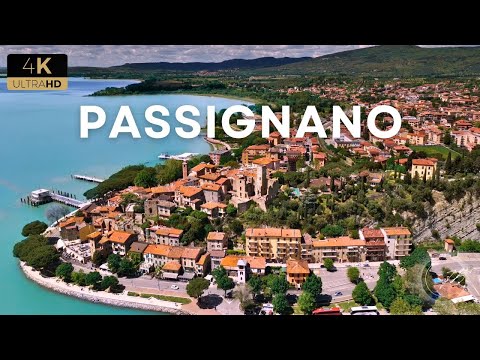 Passignano sul Trasimeno, Italy | Beautiful Places to Travel - Stunning 4K Aerial Tour