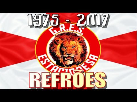 Todos os refrões da Estácio de Sá. 1975 até 2017