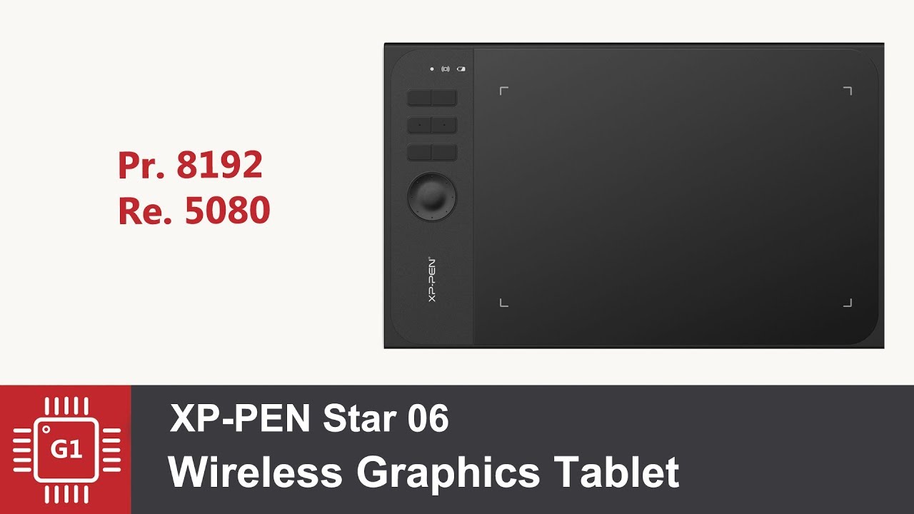 Графический планшет XP-Pen Star 06, черный