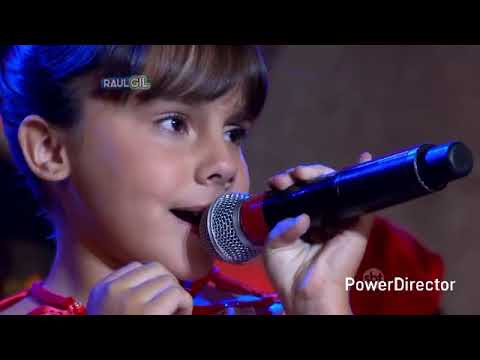 analu e sienna cantar de garota de Ipanema no programa de raul gil oficial | kids sara vitória games