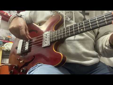 1968 Gibson EB-2 DC Bass - Cherry - All Original - OHSC image 23