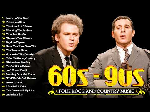 70s 80s 90s Folk Rock & Country Music | Jim Croce, John Denver, James Taylor, Kenny Rogers, Bread