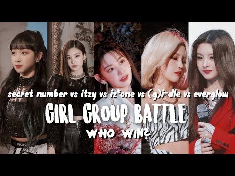 (G)I-DLE VS IZ*ONE VS ITZY VS EVERGLOW VS SECRET NUMBER Ranking In Different Categories (2020)