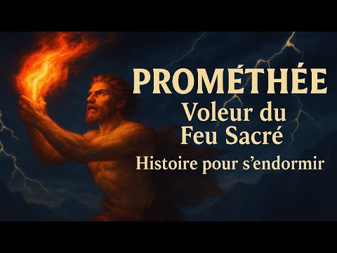 🔥 Prométhée, le Voleur du Feu Sacré ⚡ | Histoire pour s'endormir 🛏️ | Mythologie Grecque