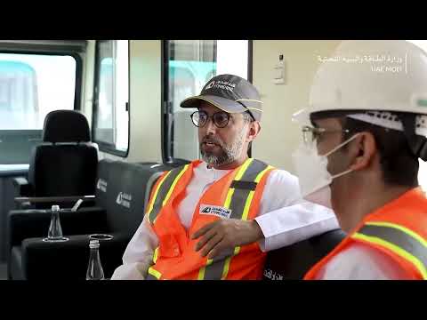 Suhail Al Mazrouei reviews progress of UAE National Rail Network in Abu Dhabi