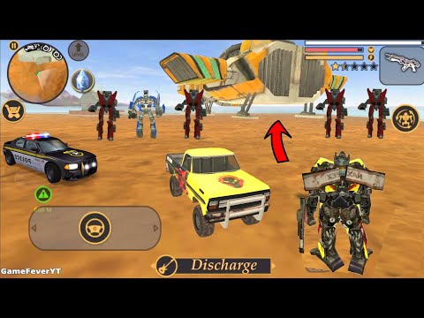 Vegas Crime Simulator (Transformer Monster Truck Fight Robot Group) #Trending - Android Gameplay HD