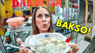 Eating Bakso in Indonesia! 🇮🇩 Indonesian Street Food That We HAD to Come Back For!