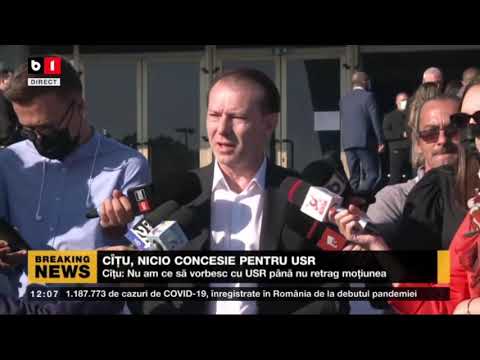 STIRI B1 ORA 12.00 CU LUIZA CERGAN - CITU: NU AM CE SA VORBESC CU USR PANA NU RETRAG MOTIUNEA