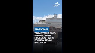 Music video thumbnail preview for Trump tears down historic White House East Wing for $250M ballroom by Fred