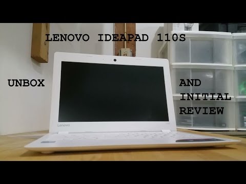 Lenovo Ideapad 110s initial Review