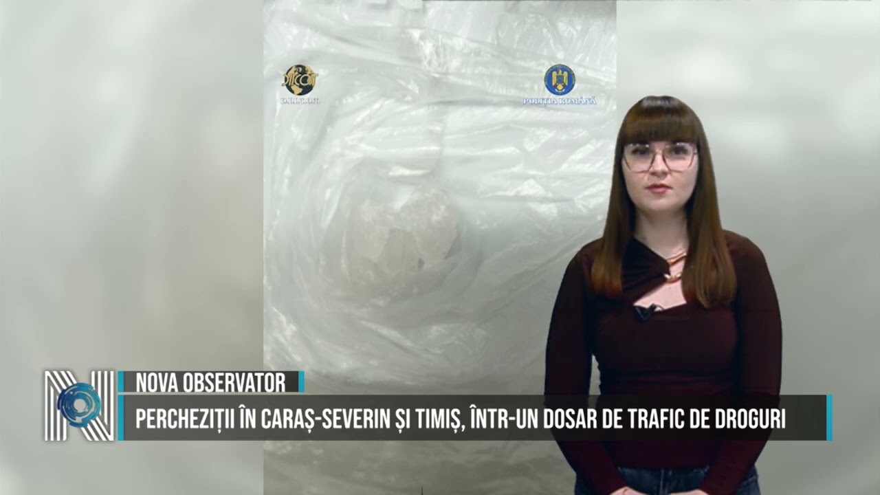 PERCHEZIȚII ÎN CARAȘ-SEVERIN ȘI TIMIȘ, ÎNTR-UN DOSAR DE TRAFIC DE DROGURI