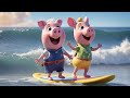 Peppa Surfs The Waves Peppa Pig Tales Full Episodes Surfing Adventure