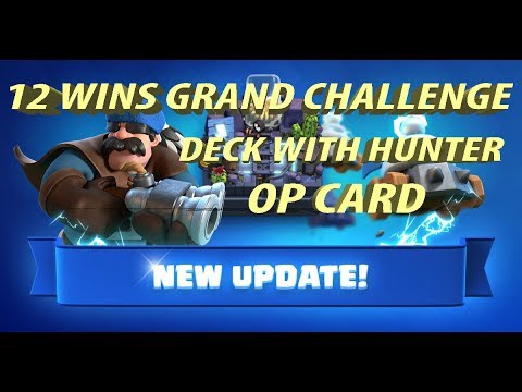 12 WIN GRAND CHALLENGE DECK WITH HUNTER CARD - NEW OP CARD