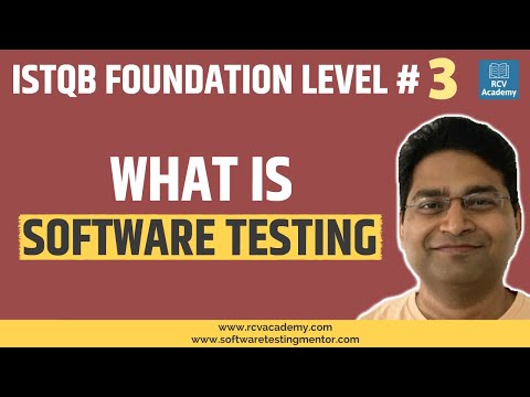 ISTQB Foundation Level 3 What is Software Testing