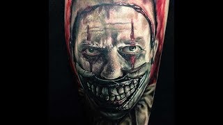 Best American Horror Story Clown Tattoos In The World