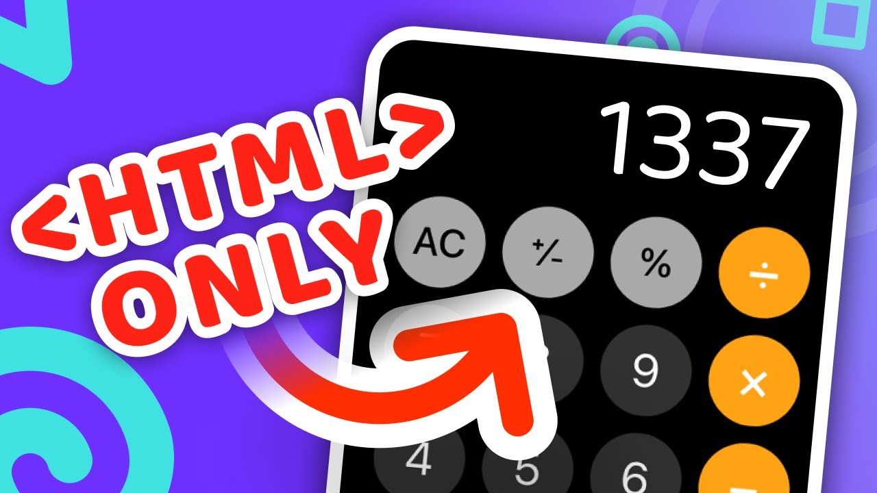 This Calculator is programmed in HTML