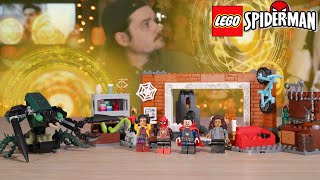 YouTube thumbnail: LEGO Spider-Man at the Sanctum Workshop 76185 Review! New Fall 2021 Set!