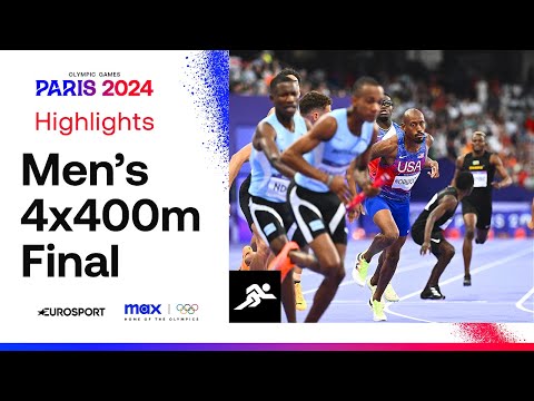 EPIC BATTLE! 😮‍💨 | Men's 4x400m Relay Final Highlights | #Paris2024 #Olympics
