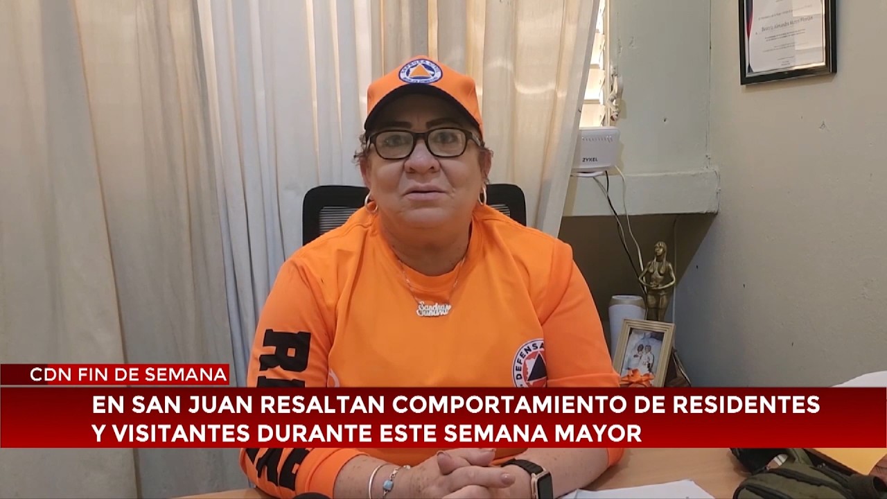 En San Juan resaltan comportamiento de residentes y visitantes durante esta Semana Mayor