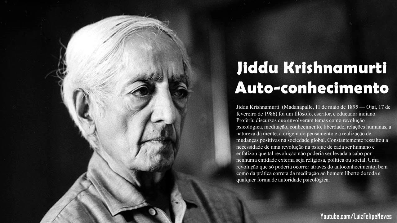 Audiobook: Jiddu Krishnamurti - Auto-conhecimento