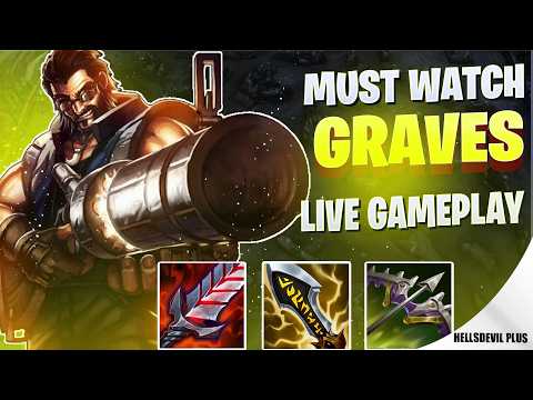 MUST WATCH GRAVES GAME! - Wild Rift HellsDevil Plus Gameplay