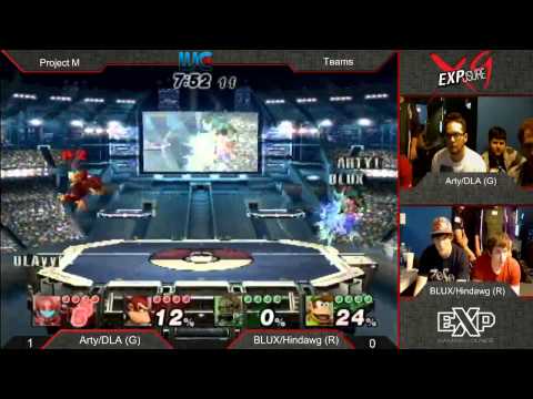 EXPosure 9 - Arty/DLA (Ganon/Diddy) vs. Blux/Hindawg (Samus/DK) PM Doubles Bracket