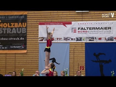 Acro Cup Albershausen 2013 Womans Pair Dynamic Youth TSGV Albershausen Germany - Vogt Binder