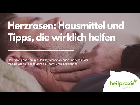 Herzrasen: Hausmittel und Tipps, die wirklich helfen