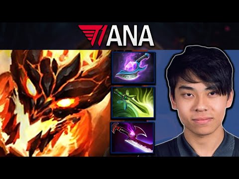 Shadow Fiend Dota 2 Gameplay T1.Ana with 26 Kills and Butterfly