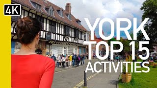 What To Do In York England | Travel Guide 4K