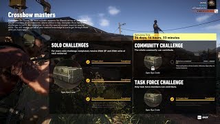 Ghost Recon Wildlands: Crossbow Masters Solo Challenge 3 Finish Approximately in 3 Minutes Using C4!