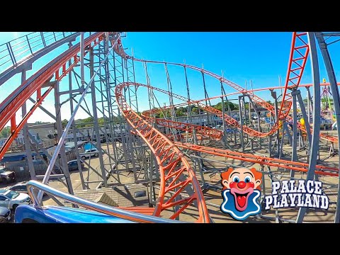 On-ride point of view of Sea Viper