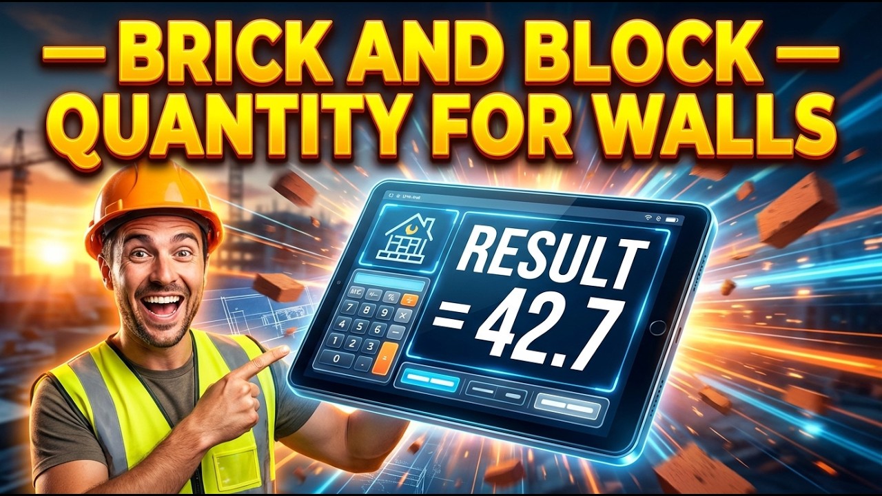 Brick and Block Calculator — Quantity for Walls