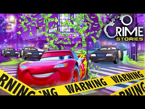 Crime McQueen Story - Episode 1 - Pixar Cars BeamNG Drive