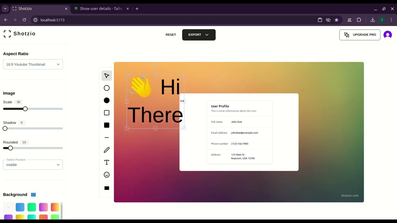 Shotzio demo video
