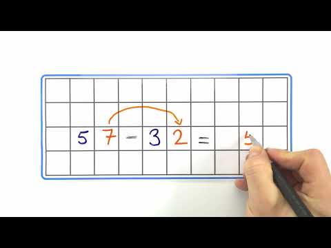 Subtraktion ohne Zehnerübergang mit zweistelligen Zahlen (ZR 100)