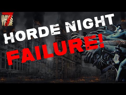 COMPLETELY UNPREPARED FOR 7 days to die horde night DAY 70