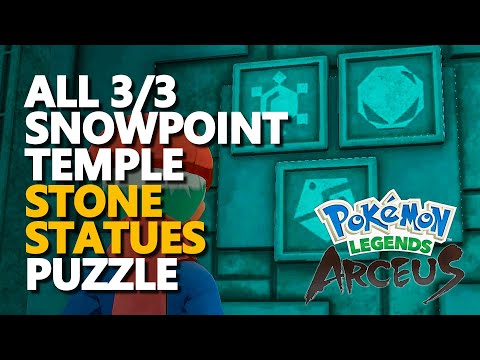 Snowpoint Temple puzzle Pokemon Legends Arceus