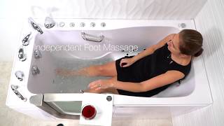 Ultimate Walk-in Tub Foot Massage Experience Video
