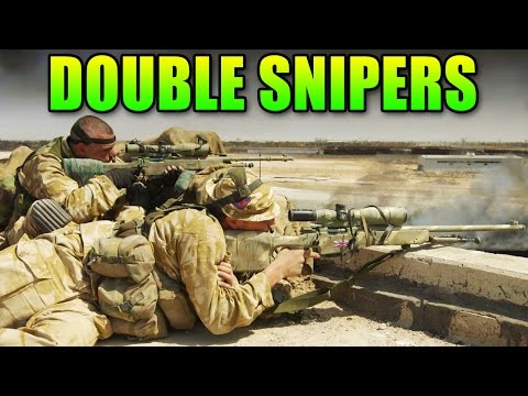 Double Sniper Team Destroys The Enemy! | Battlefield 4 Double Vision
