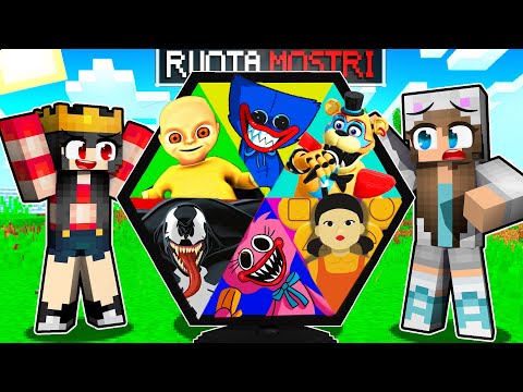 LA RUOTA DELLA FORTUNA DEI SUPER MOSTRI SU MINECRAFT!
