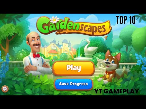 GARDENSCAPES NEW ACRES Walkthrough Gameplay Part 1 - Day 1 (iOS Android)