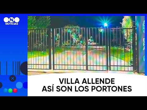 Villa Allende así son los portones