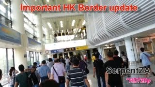 Important HK Border Update