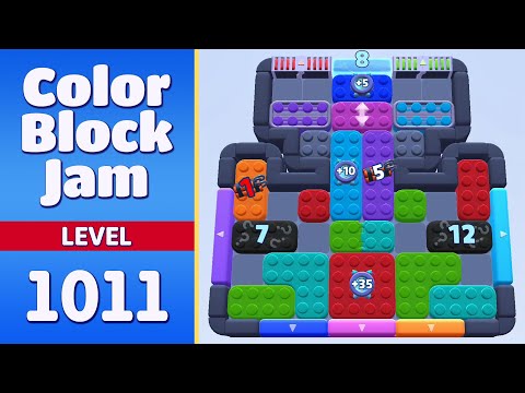 Color Block Jam Level 1011 (1012) | Every Puzzle Solved! 🎯