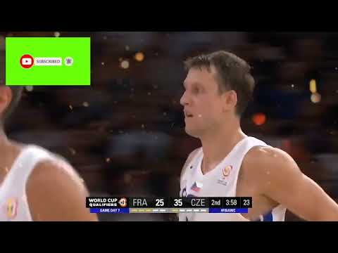 FRANCE VS Czech Republic full highlights #fiba