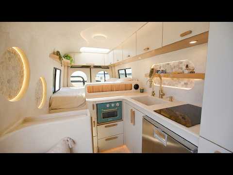 Her stunning van conversion is the best I’ve ever seen!