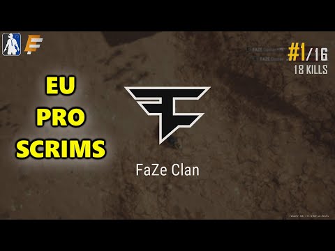 FaZe ubah, Gustav, Fuzzface & Aitzy - EU PRO SCRIMS - PUBG