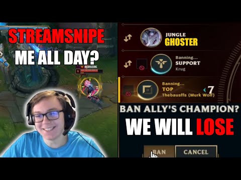 Thebausffs gets sweet revenge on a stream sniper