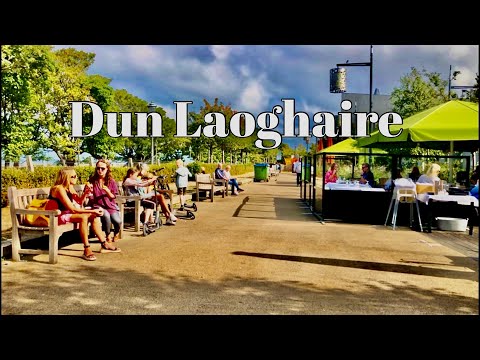 Dun Laoghaire Dublin Ireland | Dublin neighbourhood walking tour | 4k Ireland | Travel with Atiq